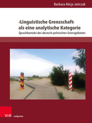 cover image of ›Linguistische Grenzschaft  als eine analytische Kategorie